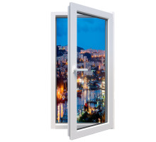 Металопластикове вікно VEKA Softline 82 поворотно-відкидне 500 x 700 мм