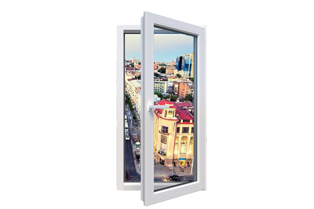 Металлопластиковые окна VEKA Proline поворотное 1000 x 800 мм