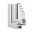 Металлопластиковые окна VEKA Softline 82 двустворчатое с поворотно-откидной створкой 1600 x 1200 мм