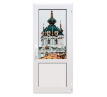 Металлопластиковые двери Viknaland B58-5K поворотно-откидные 800 x 1900 мм