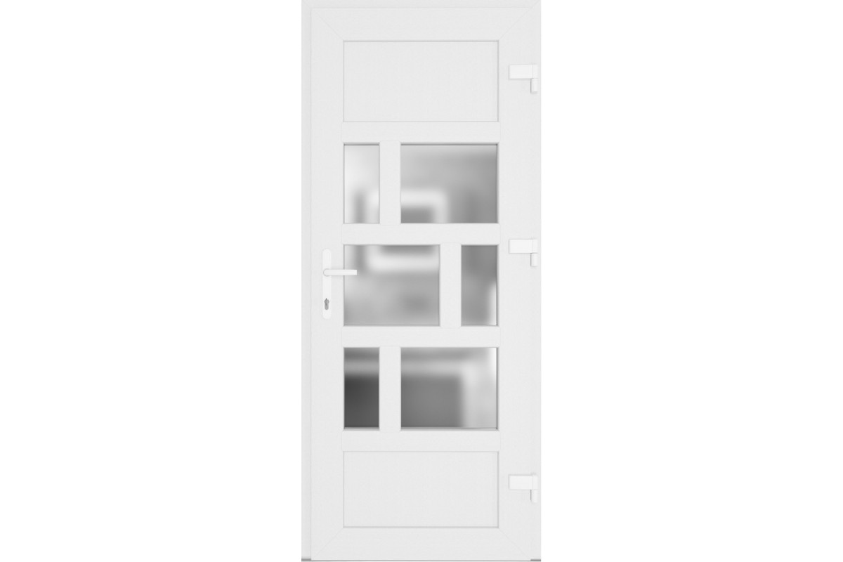Металлопластиковые входные двери Viknaroff Fenster 500 белый 1960х2050 мм