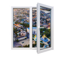 Металопластикове вікно WDS 6S двостулкове з поворотно-відкидною стулкою 1700 x 1200 мм