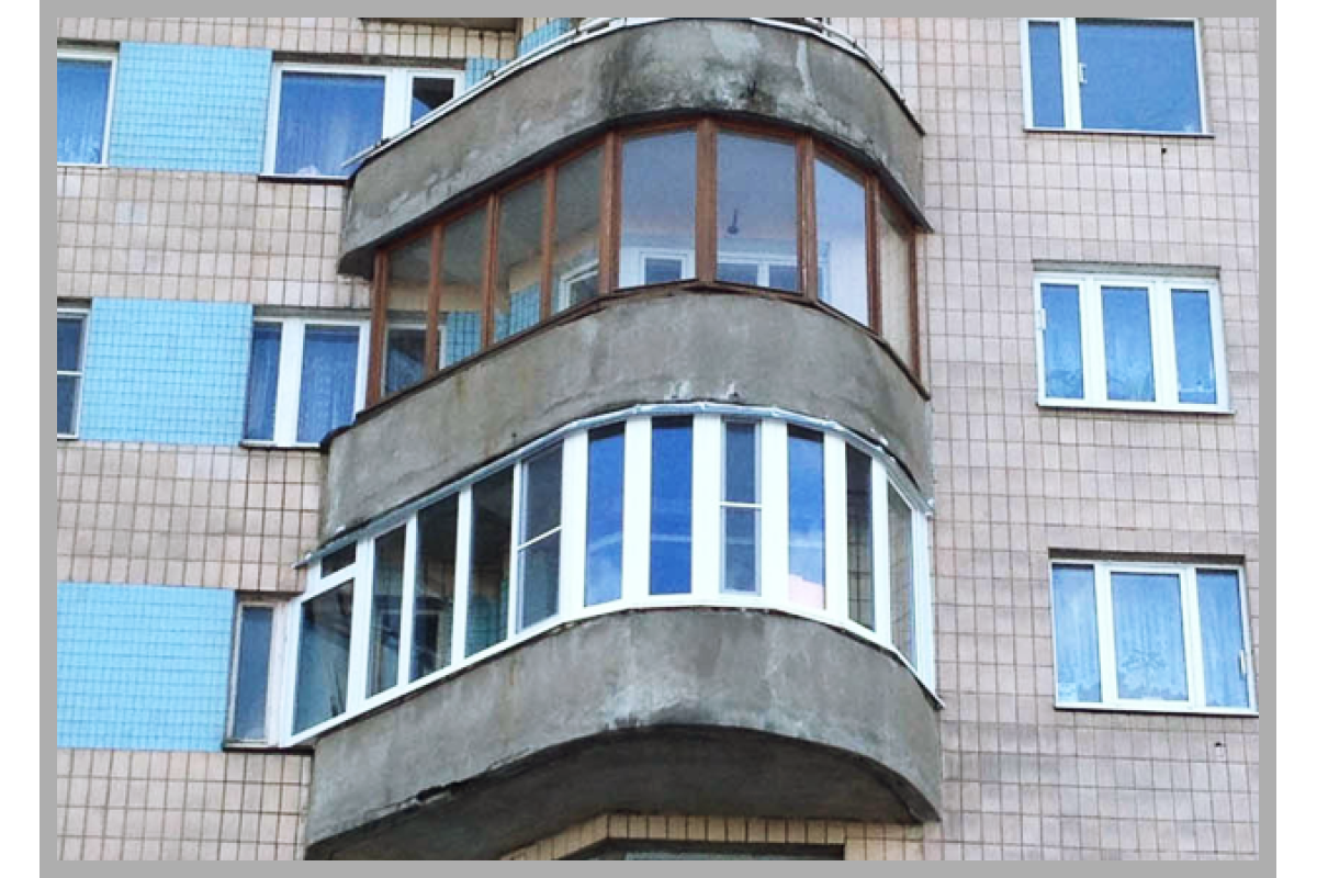 Балкон напівкруглий Steko V62