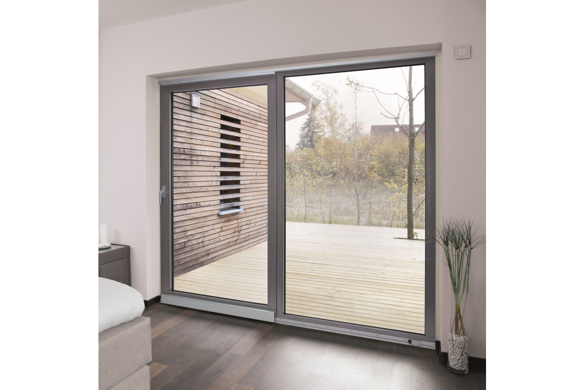 Металопластикові двері WDS 7S Розсувні на паралельно-зсувній системі №1