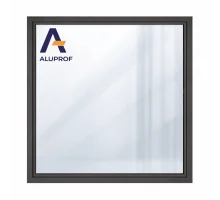 Алюмінієве вікно з термоізольованого профілю Aluprof MB-86N глухе 2000*1700 мм антрацит