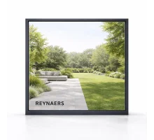 Алюминиевое окно Reynaers CS 77 с теплоизоляцией глухое 2200*3000 мм антрацит RAL 7016