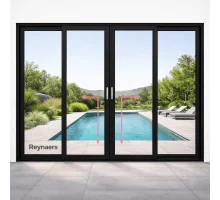 Алюминиевая подъемно-раздвижная система Reynaers MasterPatio с теплоизоляцией 3300*1900 мм антрацит RAL 7016