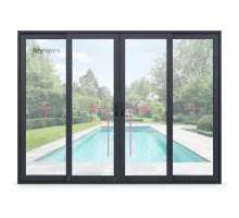 Алюминиевая подъемно-раздвижная система Reynaers MasterPatio с теплоизоляцией 3200*2000 мм антрацит RAL 7016