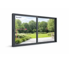 Алюминиевая подъемно-раздвижная система Reynaers MasterPatio с теплоизоляцией 3500*2000 мм антрацит RAL 7016