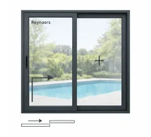Алюминиевая подъемно-раздвижная система Reynaers MasterPatio с теплоизоляцией 3000*2500 мм антрацит RAL 7016