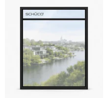 Алюмінієве вікно Schuco AWS 75.SI + з підвищеною теплоізоляцією панорамне глухе 2000*2700 мм антрацит RAL 7016