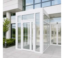 Металопластиковий тамбур REHAU 2100*2600 мм білий