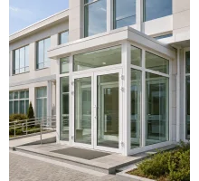 Металопластиковий тамбур REHAU 2300*2600 мм білий