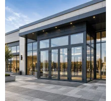 Металопластиковий тамбур REHAU 4000*2500 мм антрацит