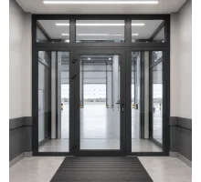 Тамбур металлопластиковый внутренний  REHAU 3200*2500  мм антрацит
