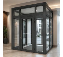 Тамбур металлопластиковый внутренний  REHAU 3500*2700 мм антрацит