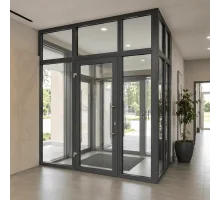 Тамбур металлопластиковый внутренний  REHAU 4300*2600 мм антрацит