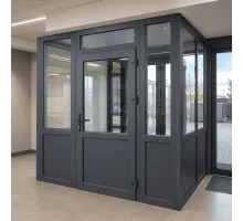 Внутрішній металопластиковий тамбур REHAU 3100*2700 мм антрацит