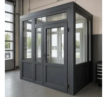 Тамбур металлопластиковый внутренний  REHAU 2200*2600 мм антрацит