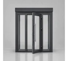Металлопластиковый тамбур REHAU 4000*2500 мм антрацит