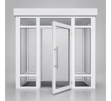 Тамбур металопластиковий внутрішній  REHAU 3900*2700 мм білий