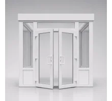 Металлопластиковый тамбур REHAU 2500*2500 мм белый