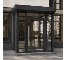Тамбур із металопластикового профілю WDS 3000*2200 мм антрацит