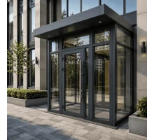 Тамбур из металлопластикового профиля WDS 4500*2300 мм антрацит
