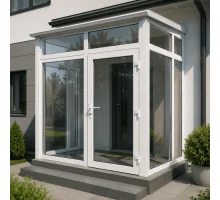Металопластиковий тамбур REHAU 2600*2600 мм білий