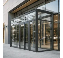 Скляний алюмінієвий тамбур ALULIGHT 3300*2400 мм антрацит