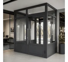 Тамбур алюминиевый внутренний ALULIGHT 3800*2600  мм антрацит