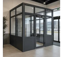Тамбур алюминиевый внутренний ALULIGHT 3700*2600  мм антрацит
