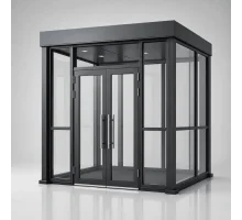Металлопластиковый тамбур WDS 4500*2300 мм антрацит