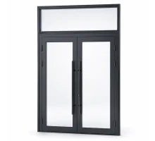 Алюмінієві двері вхідні для комерційних приміщень FRAMEX 1550*2400 мм антарцит