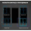 Раздвижные балконные металлопластиковые двери WDS SL60 1600*2000 мм