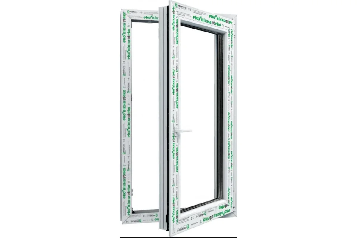Металлопластиковые окна Steko IDEAL2000 поворотно-откидное 1000 x 1000 мм