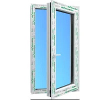 Металлопластиковые окна Steko S500 поворотное 600 x 1400 мм