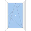 Металлопластиковые окна WDS 5S поворотно-откидное 800 x 1300 мм