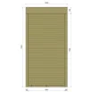 Защитные алюминиевые ролеты Comfort Line 1000-1900 мм P55