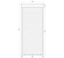 Защитные алюминиевые ролеты Comfort Line 1000-2300 мм P55