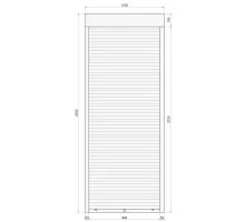 Защитные алюминиевые ролеты Comfort Line 1000-2500 мм P55