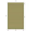 Защитные алюминиевые ролеты Comfort Line 1100-1800 мм P55