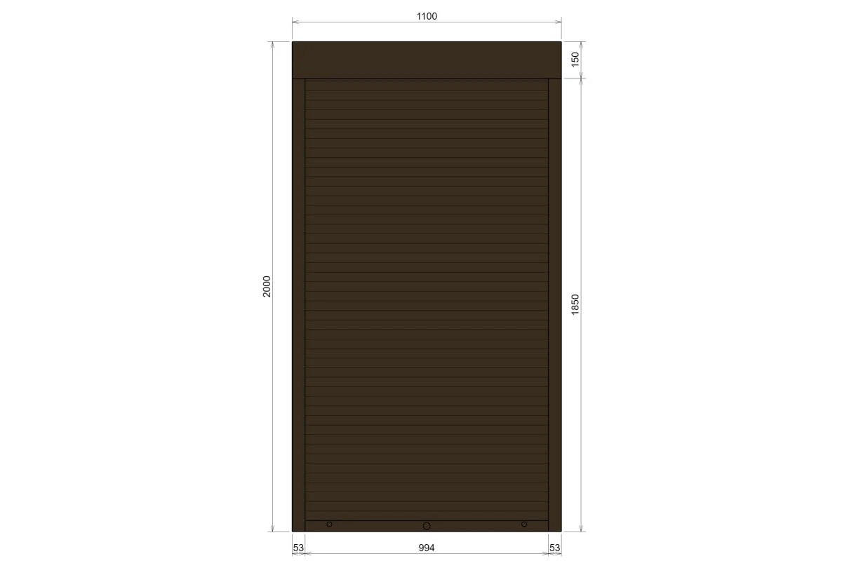 Защитные алюминиевые ролеты Comfort Line 1100-2000 мм P55