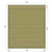 Защитные алюминиевые ролеты Comfort Line 1300-1500 мм P55