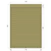 Защитные алюминиевые ролеты Comfort Line 1300-1800 мм P55
