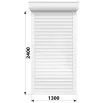Защитные алюминиевые ролеты Comfort Line 1300-2400 мм P55