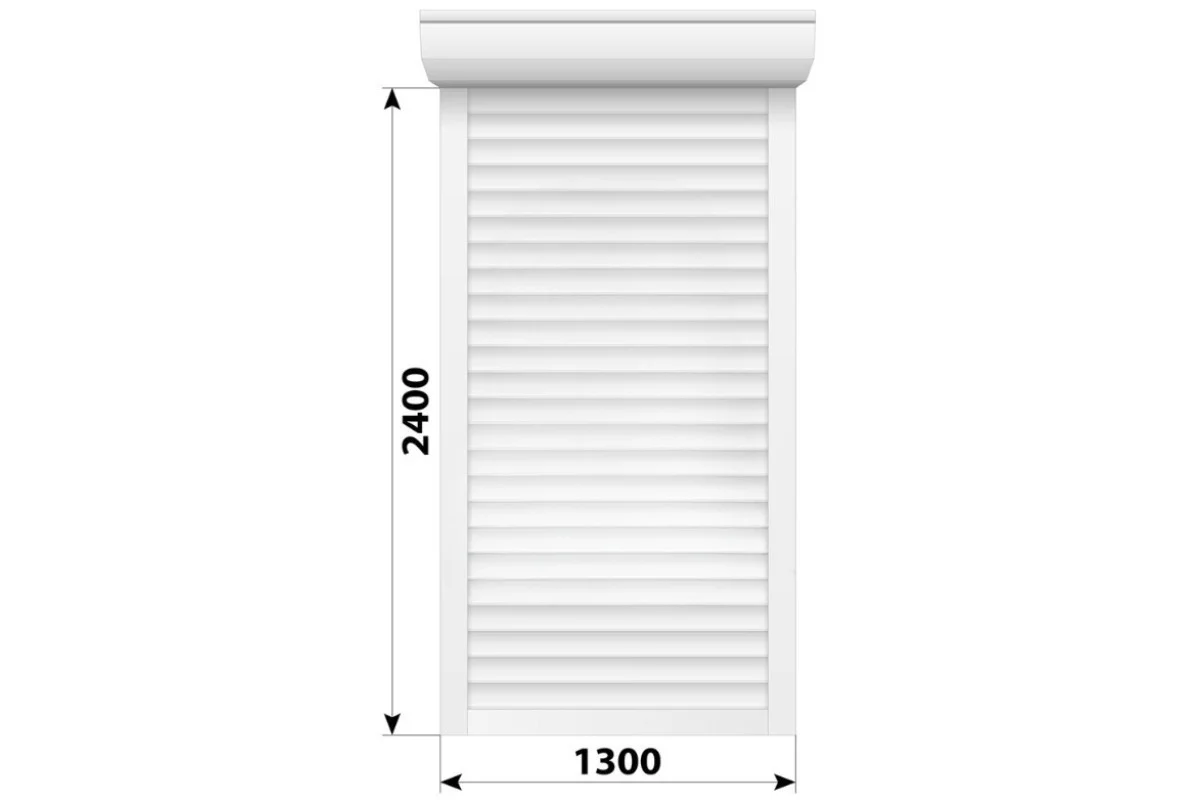 Защитные алюминиевые ролеты Comfort Line 1300-2400 мм P55