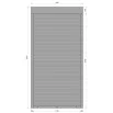 Защитные алюминиевые ролеты Comfort Line 1300-2500 мм P55