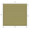 Защитные алюминиевые ролеты Comfort Line 1400-1300 мм P55