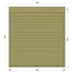 Защитные алюминиевые ролеты Comfort Line 1400-1500 мм P55